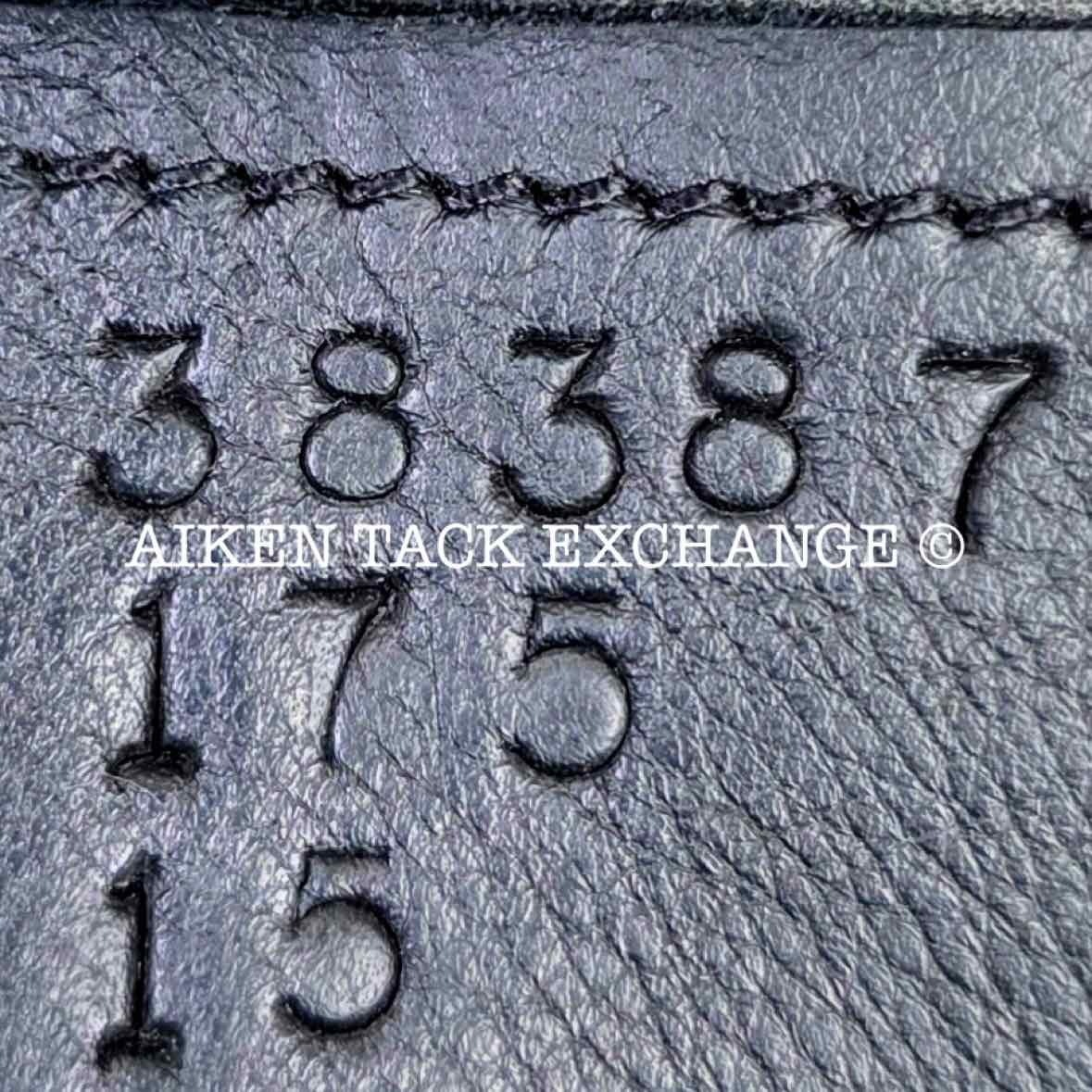 2023 Envy by Custom Saddlery Aurora Monoflap Dressage Saddle, 17.5" Seat - Short Flap, Adjustable Tree, Wool Flocked Panels