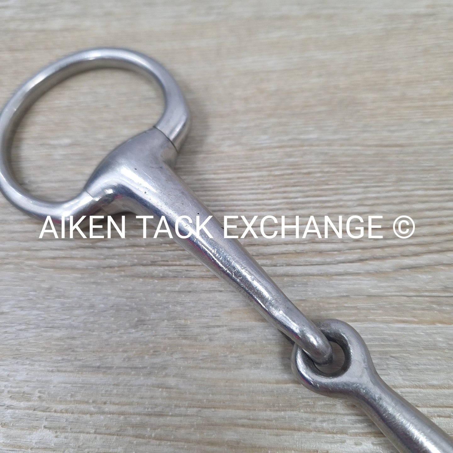 Single Joint Eggbutt Bradoon Bit 4.75"
