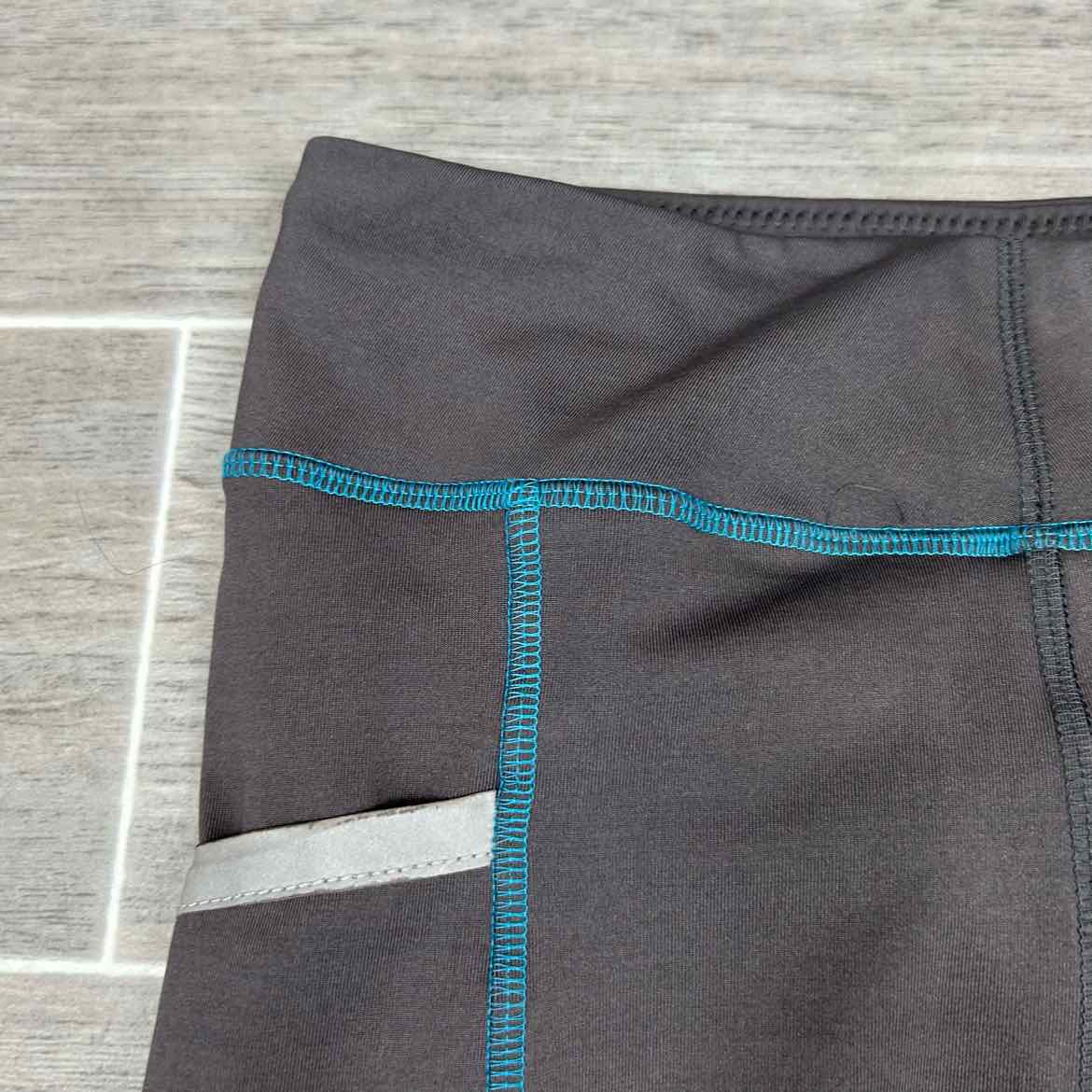 Dover Saddlery Silicone Grip Knee Patch Tights, Size Medium