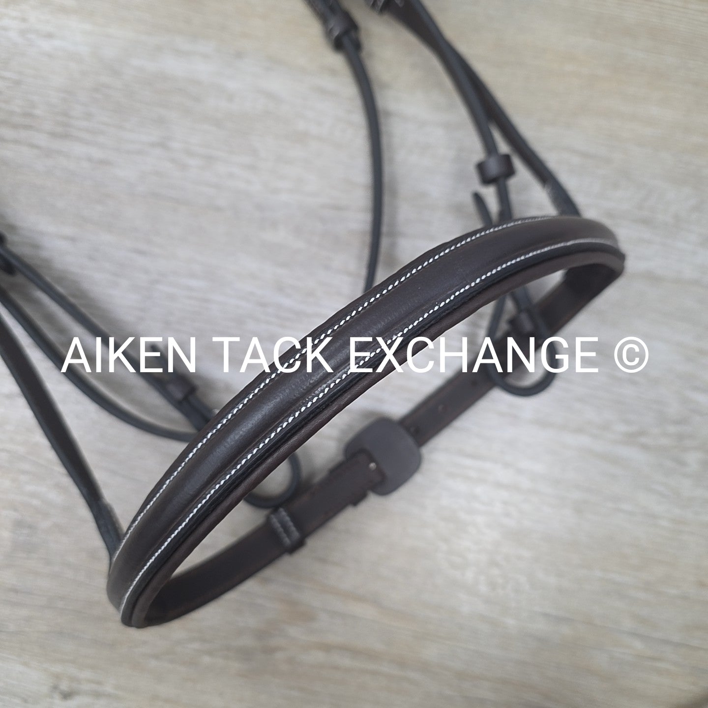 HDR Pro Mono Crown Padded Bridle with Reins, Havana, Size Cob