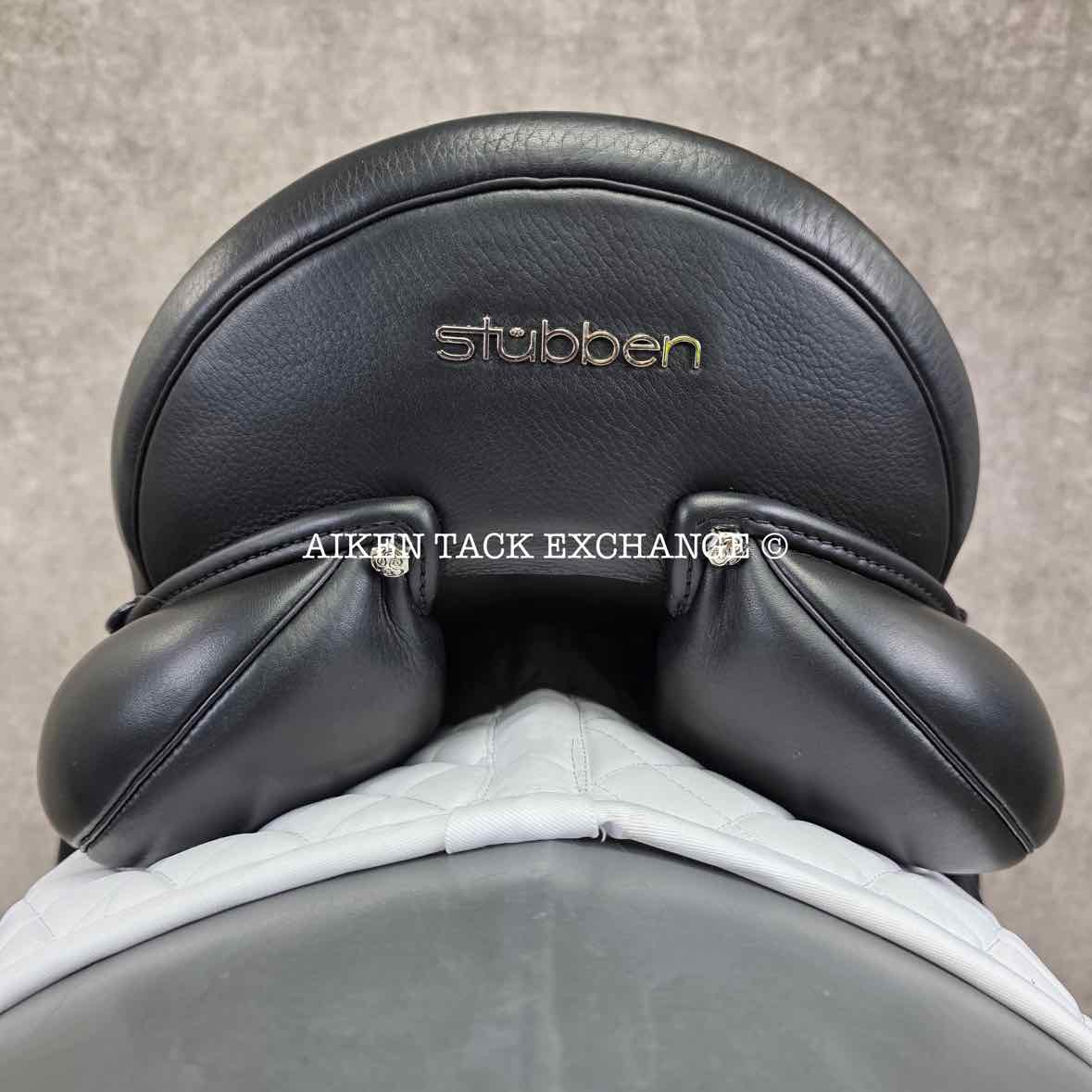 2022 Stubben Aramis II GP Dressage Saddle, 17.5" Seat, 28cm Tree - Medium, Wool Flocked Panels