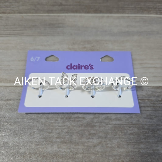 Claire's Ring Set (4) - Size 6/7