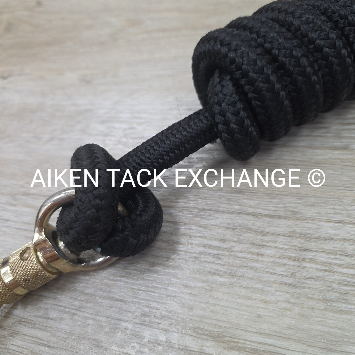 Training Lead Rope with Leather Popper