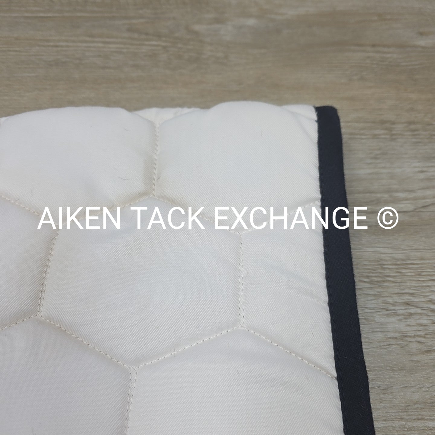 Arion Dressage Saddle Pad, White (has stains)