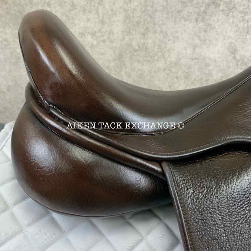 2011 Hulsebos DR CC Dressage Saddle, 17.5" Seat, Medium Wide Tree, Wool Flocked Panels