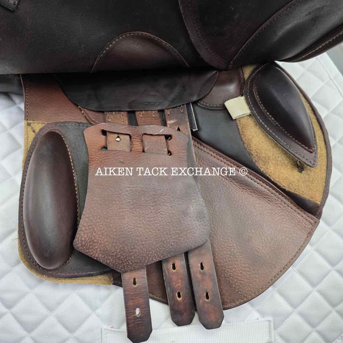 **SOLD** 2016 Prestige X-Perience Close Contact Jump Saddle, 17" Seat, 33 Tree - Medium, Wool Flocked Panels