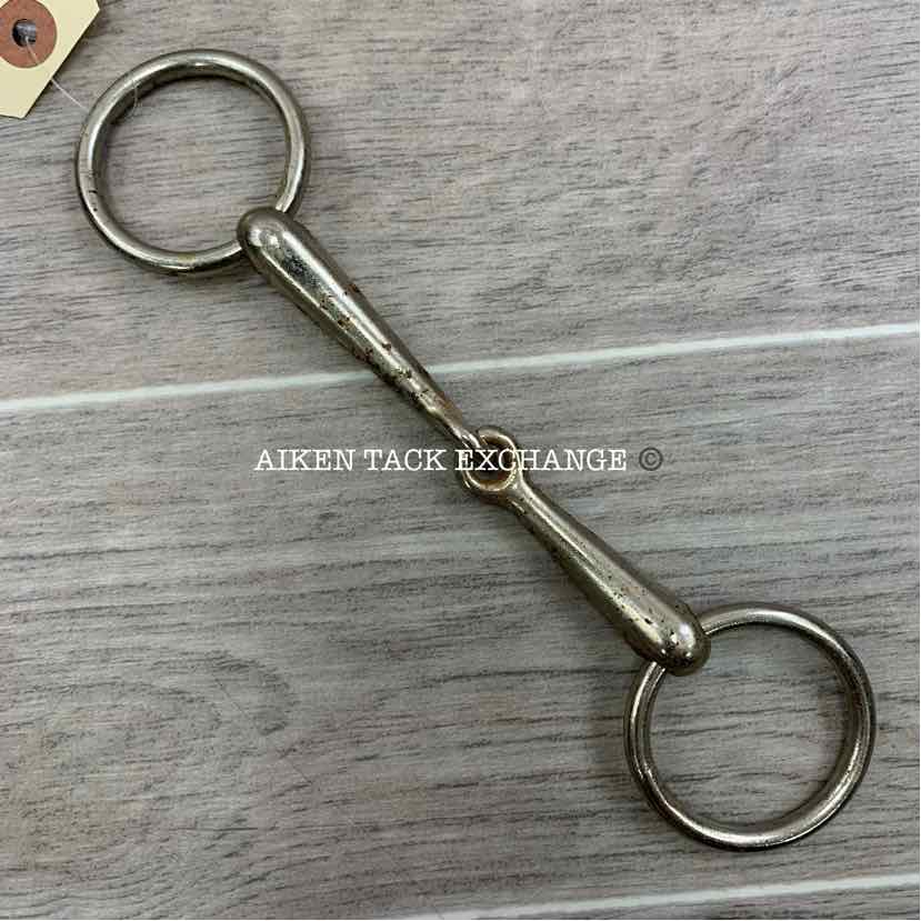 Single Joint Plated Bradoon Bit 4.75"