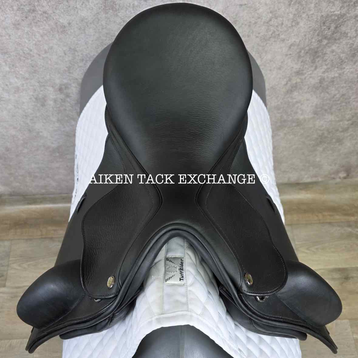 2022 Tempi H Monoflap Dressage Saddle, 18" Seat, M/MW Tree, Wool Flocked Panels