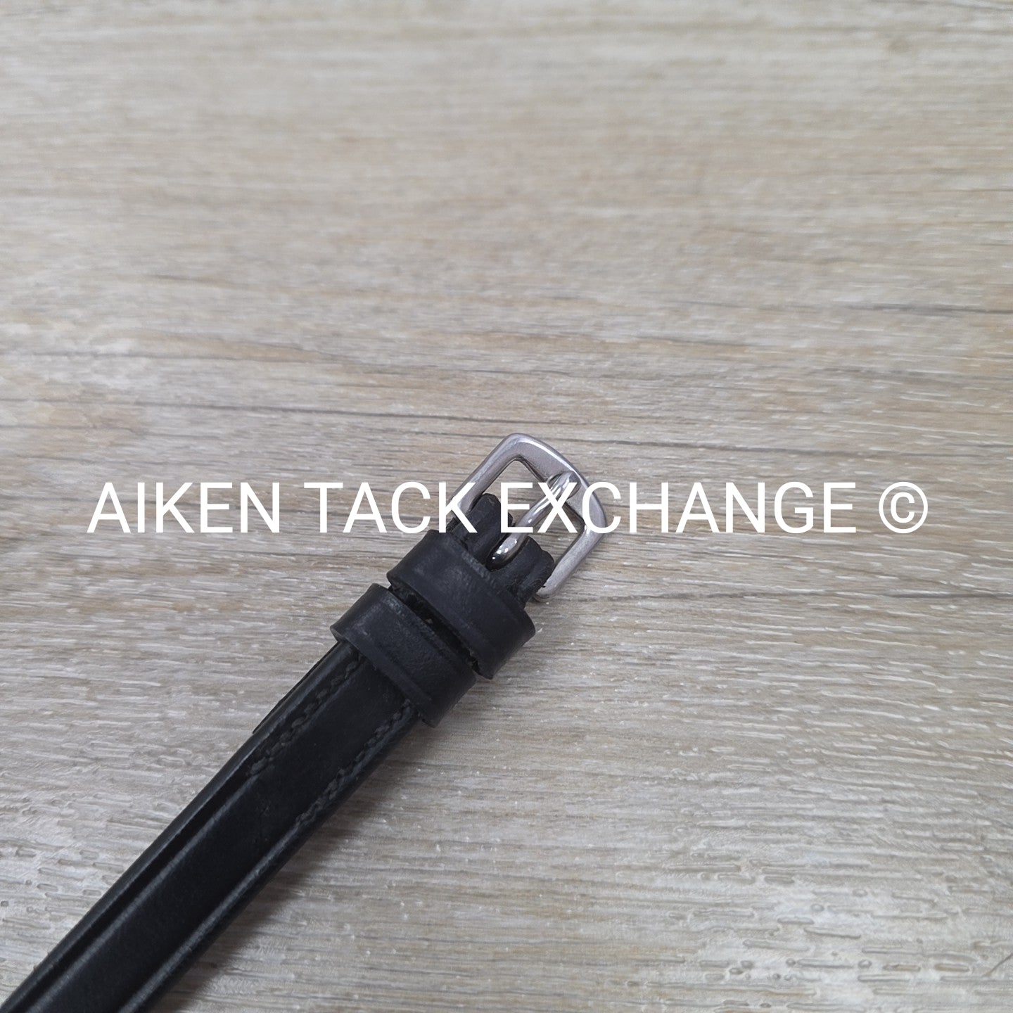 Padded Crank Noseband for Monocrown Bridle, Black with Silver, Size Full