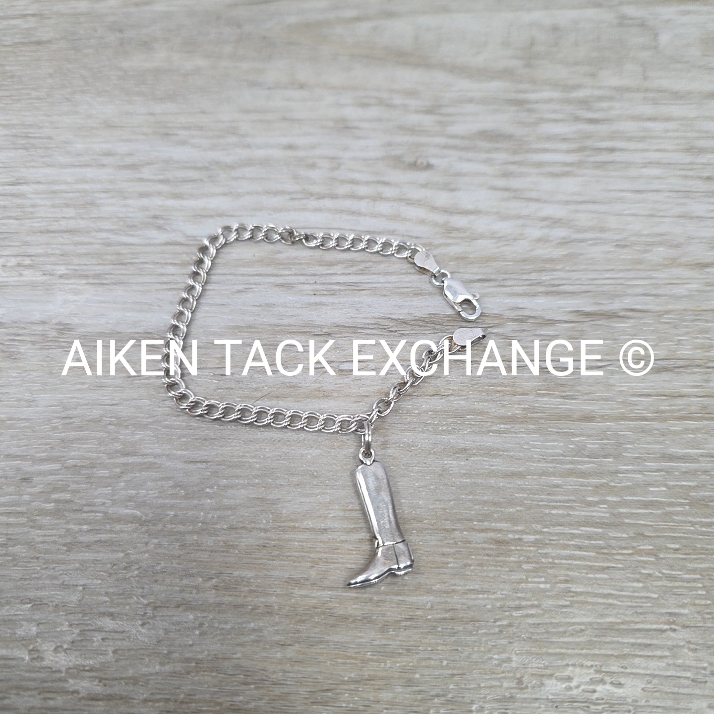 Riding Boot Charm Bracelet