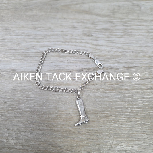 Riding Boot Charm Bracelet