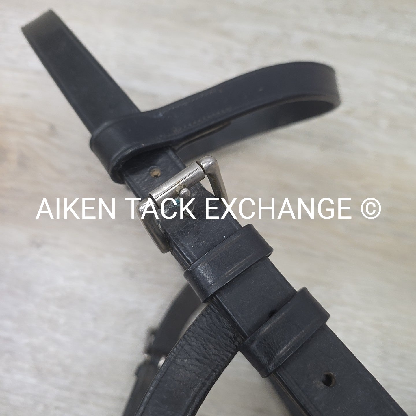 \Leather Lunging Cavesson, Black, Size Full