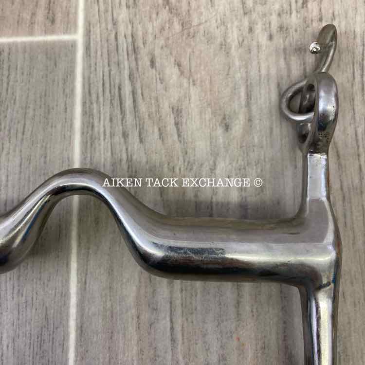 Hollow Mullen Mouth Weymouth Bit, No Curb Chain 5.25"