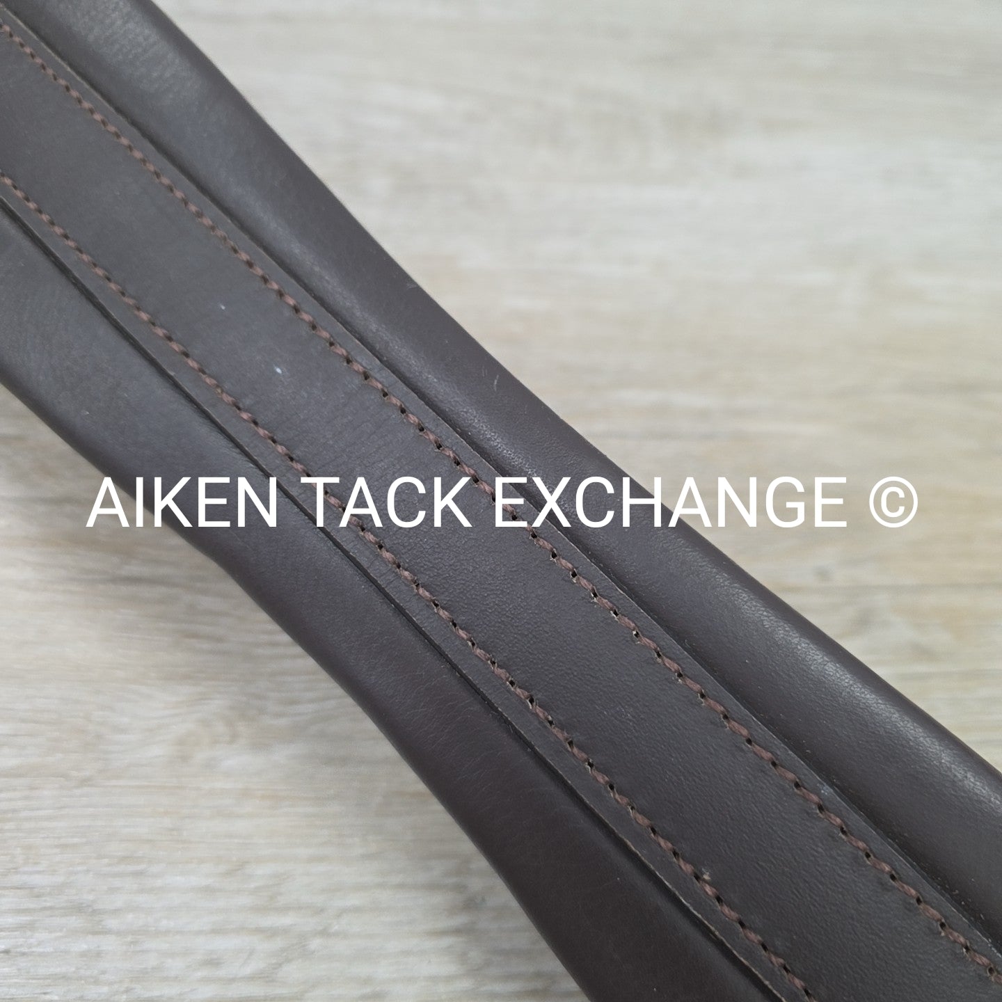 Leather Double End Elastic Equalizer Girth, Brown, 48"