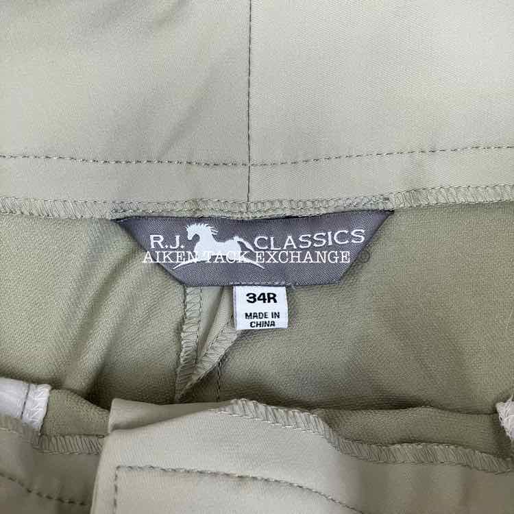 RJ Classics Gulf Knee Patch Breeches, Size 34 R