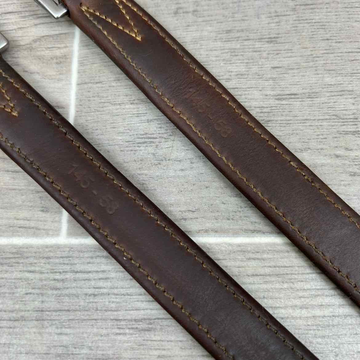 Antares Stirrup Leathers, Brown, 58"