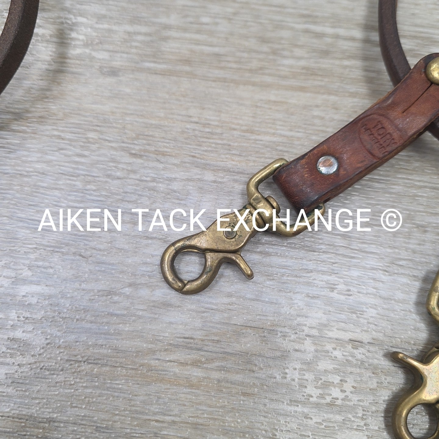 Tory Leather Pulley Draw Reins