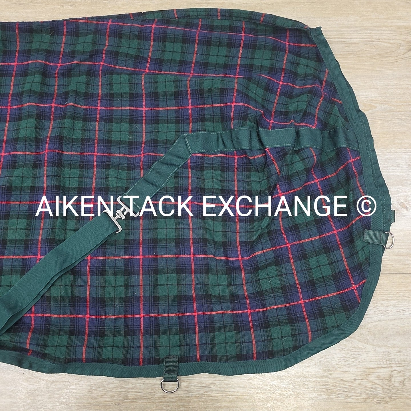 5/A Baker Original Tartan Plaid Stable Sheet, Size 72"