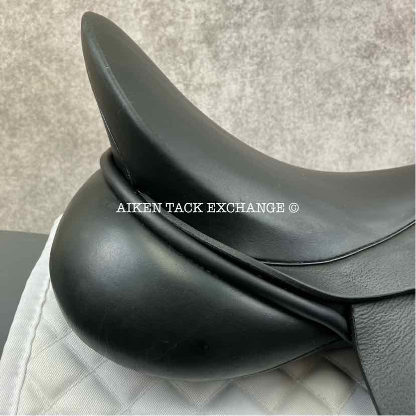 EquineFit International Dressage Saddle, 19" Seat, Wide Tree, Wool Flocked Panels