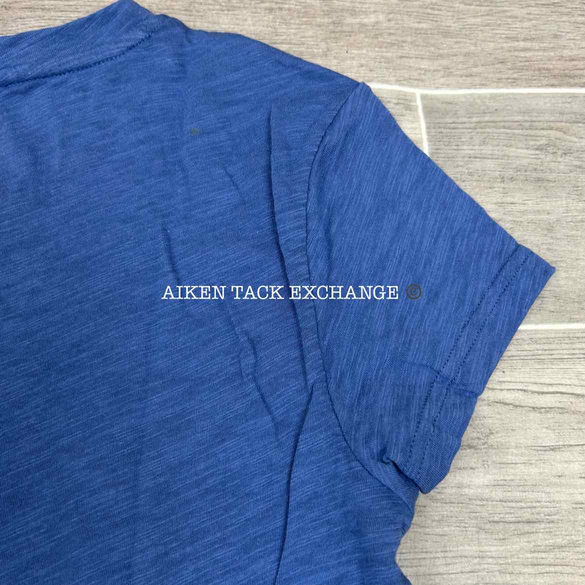 Ariat Short Sleeve Indigo Fade Logo T-Shirt, Size Large