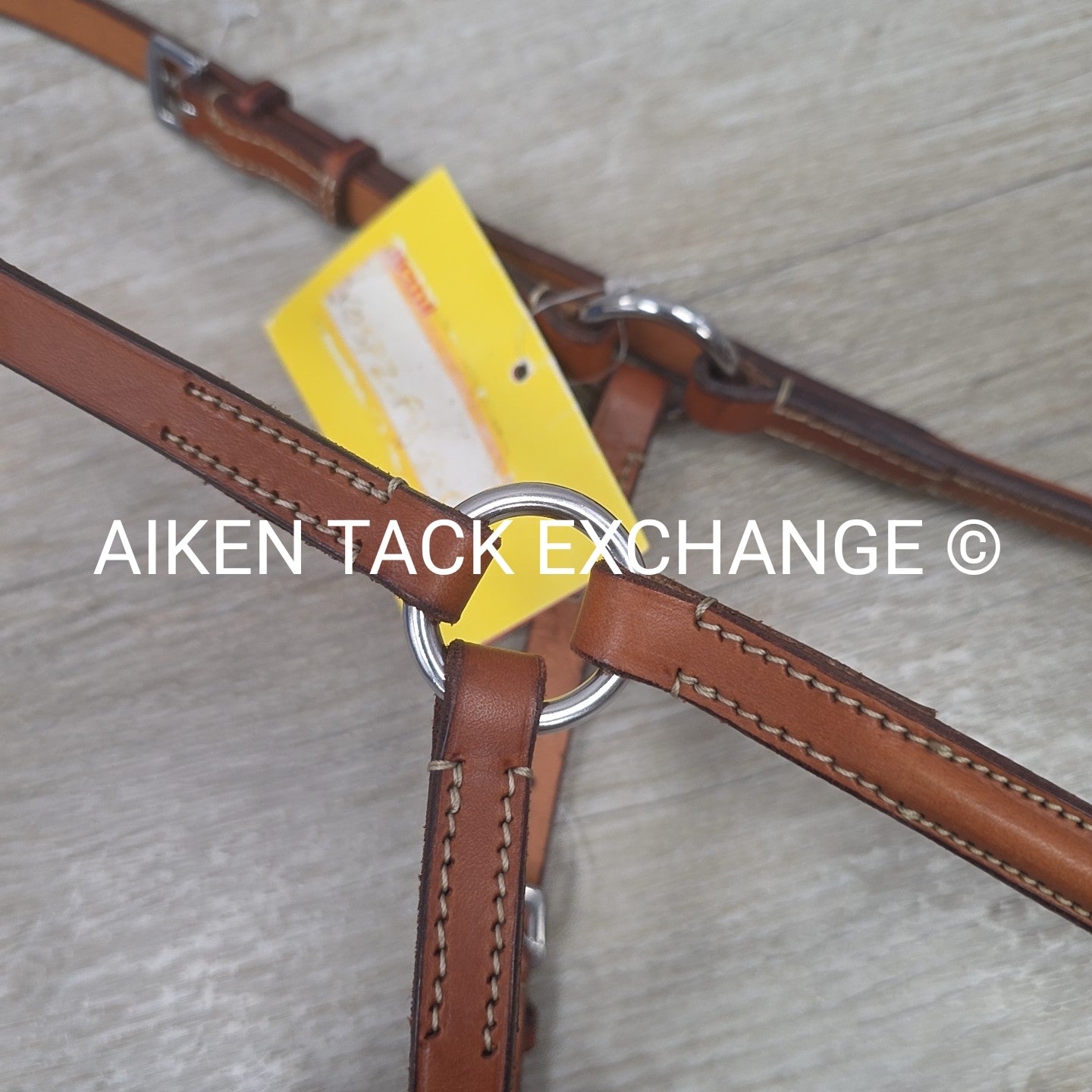 Edgewood Raised Fancy Stitched Figure 8 Noseband, Brown, Size Cob