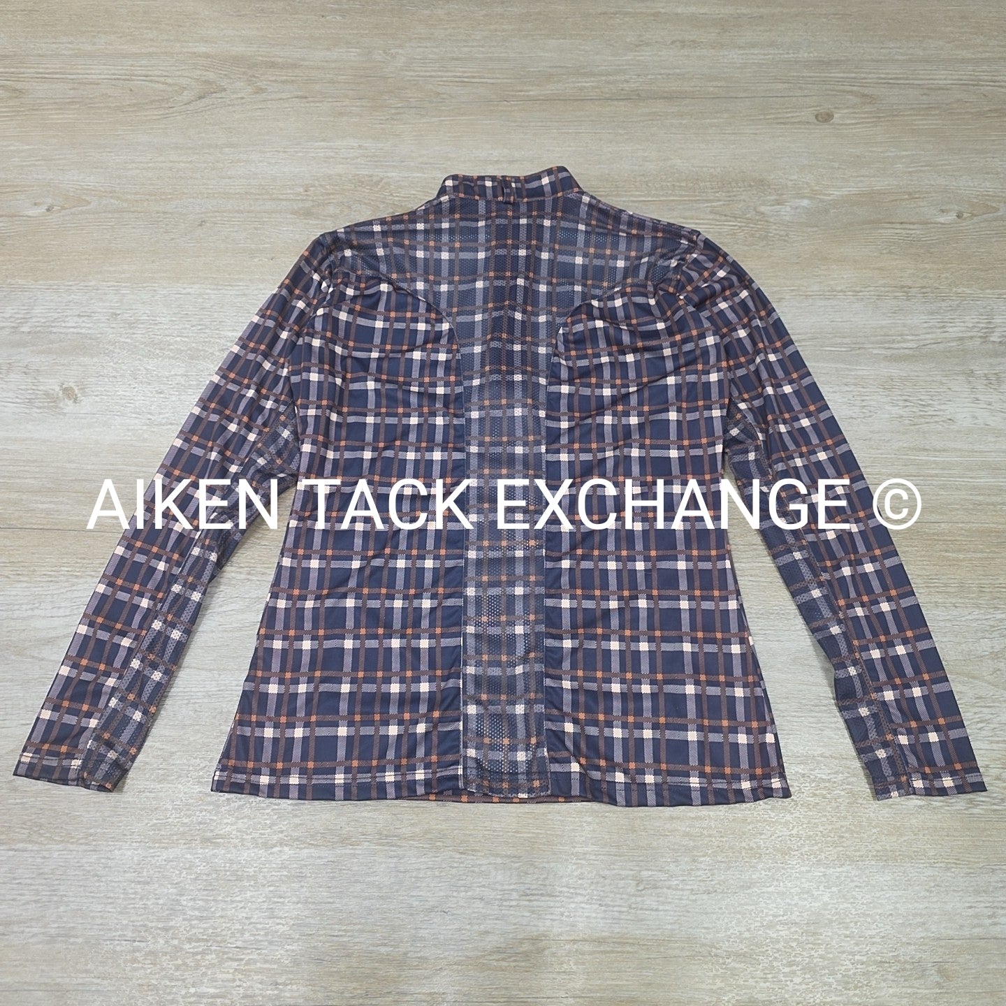 Royal Highness Checkered Plaid Show Shirt, Women's Small