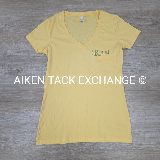 ReRun Thoroughbred Adoptions Short Sleeve Shirt, Women's Small