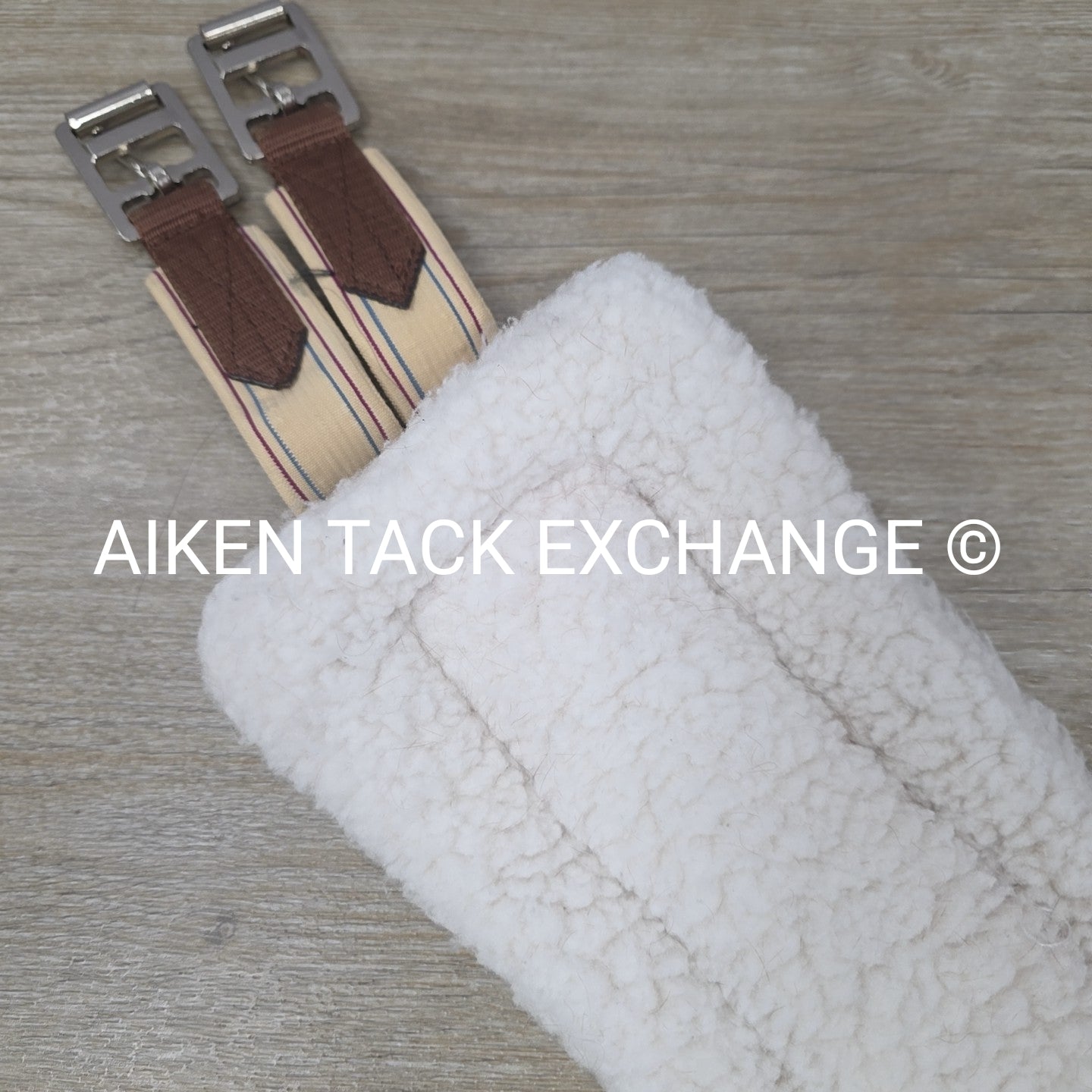 Toklat Fleece Girth with Double End Elastic, Brown, 52"