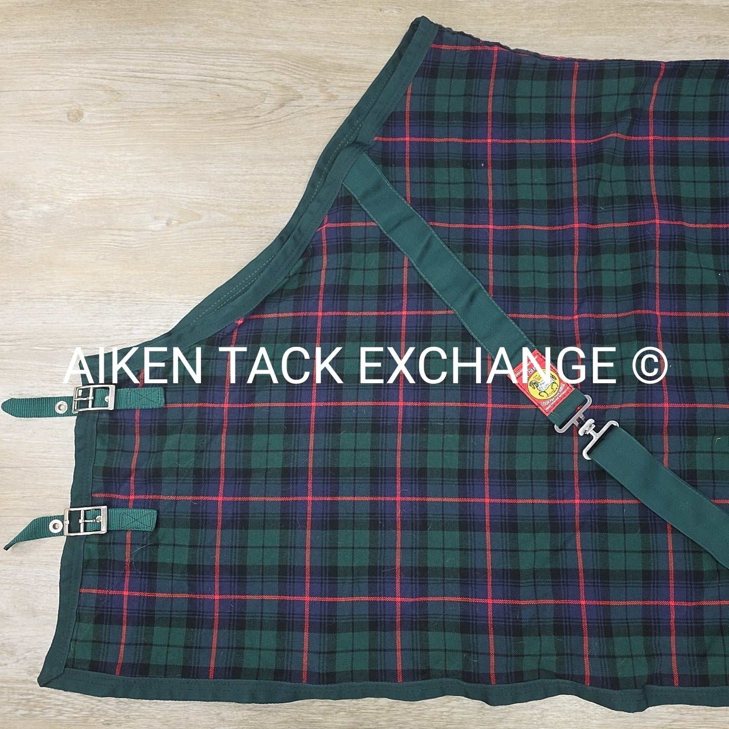 5/A Baker Original Tartan Plaid Stable Sheet, Size 72"