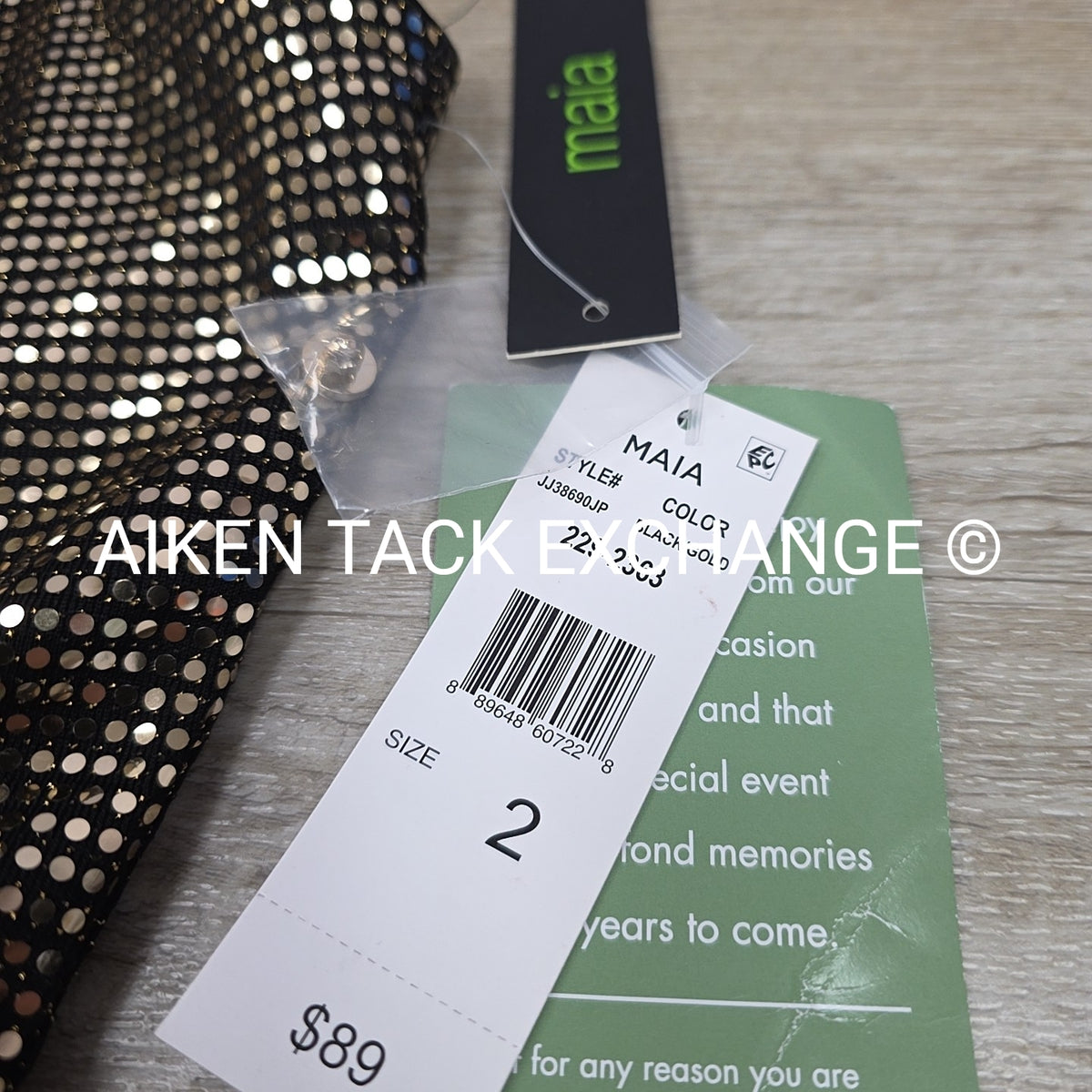 Maia Long Dress, Size 2