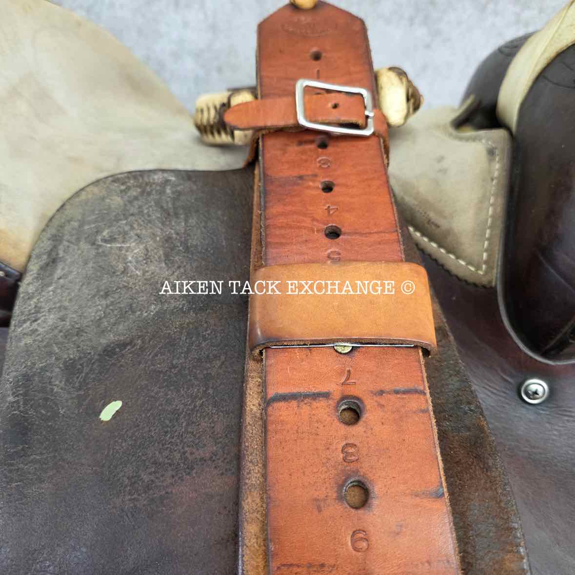 Bona Allen Western Roping Saddle, 15" Seat, Regular Tree - Semi QH Bars