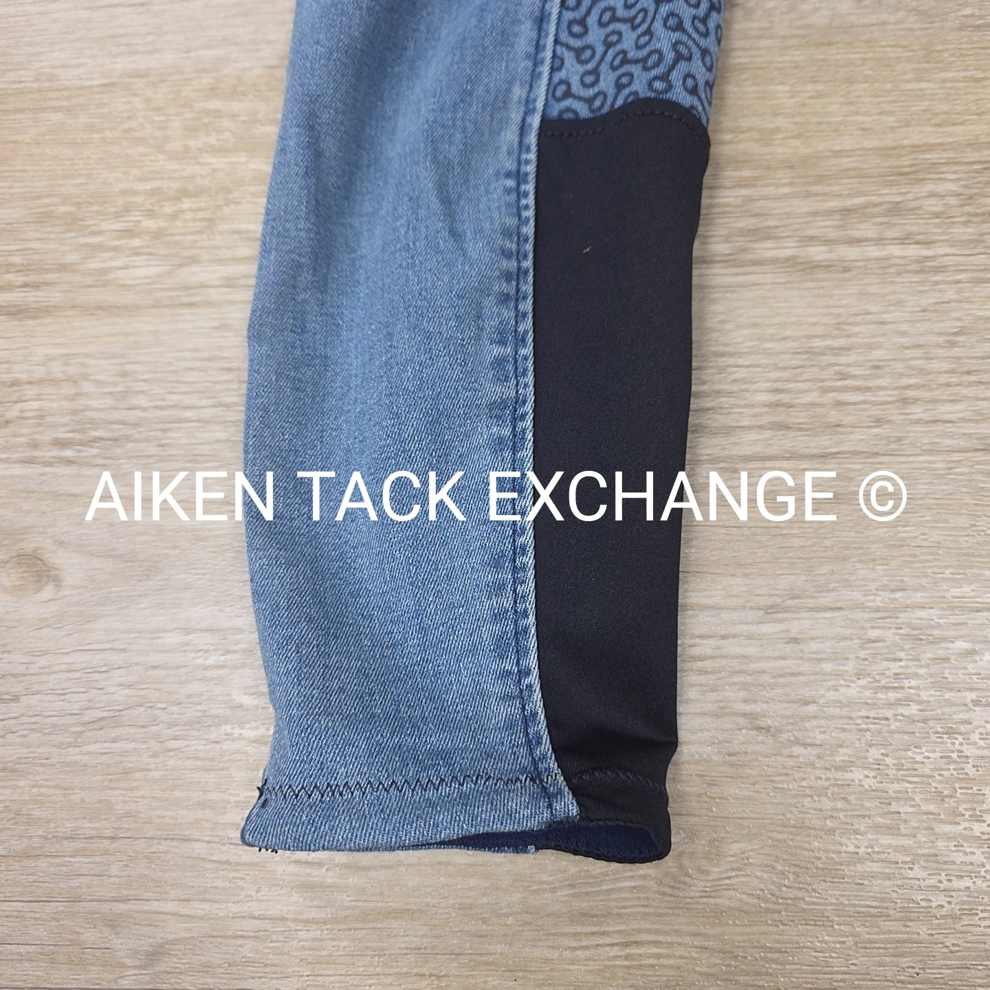 Horze Silicone Grip Full Seat Denim Breeches, Size 28