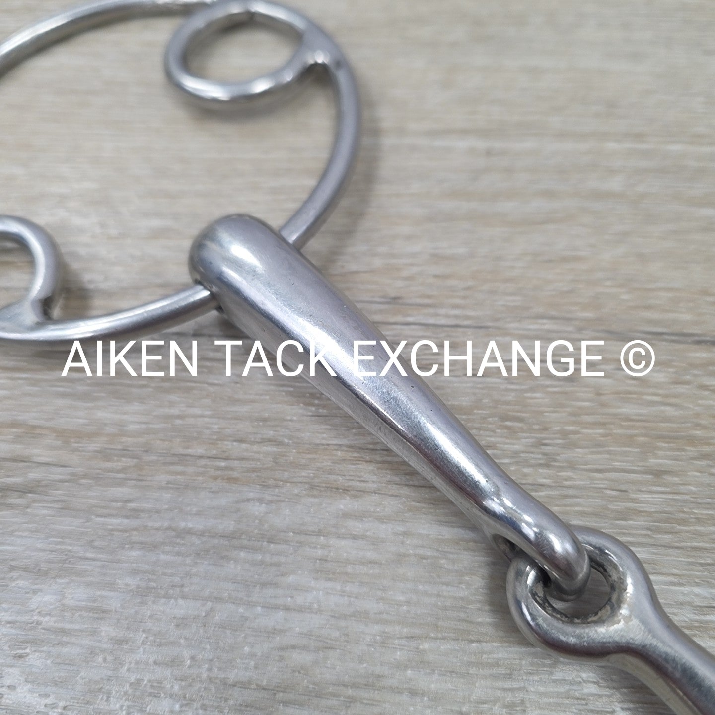 Single Joint Large Ring Beval Loop Gag Bit 5.5"