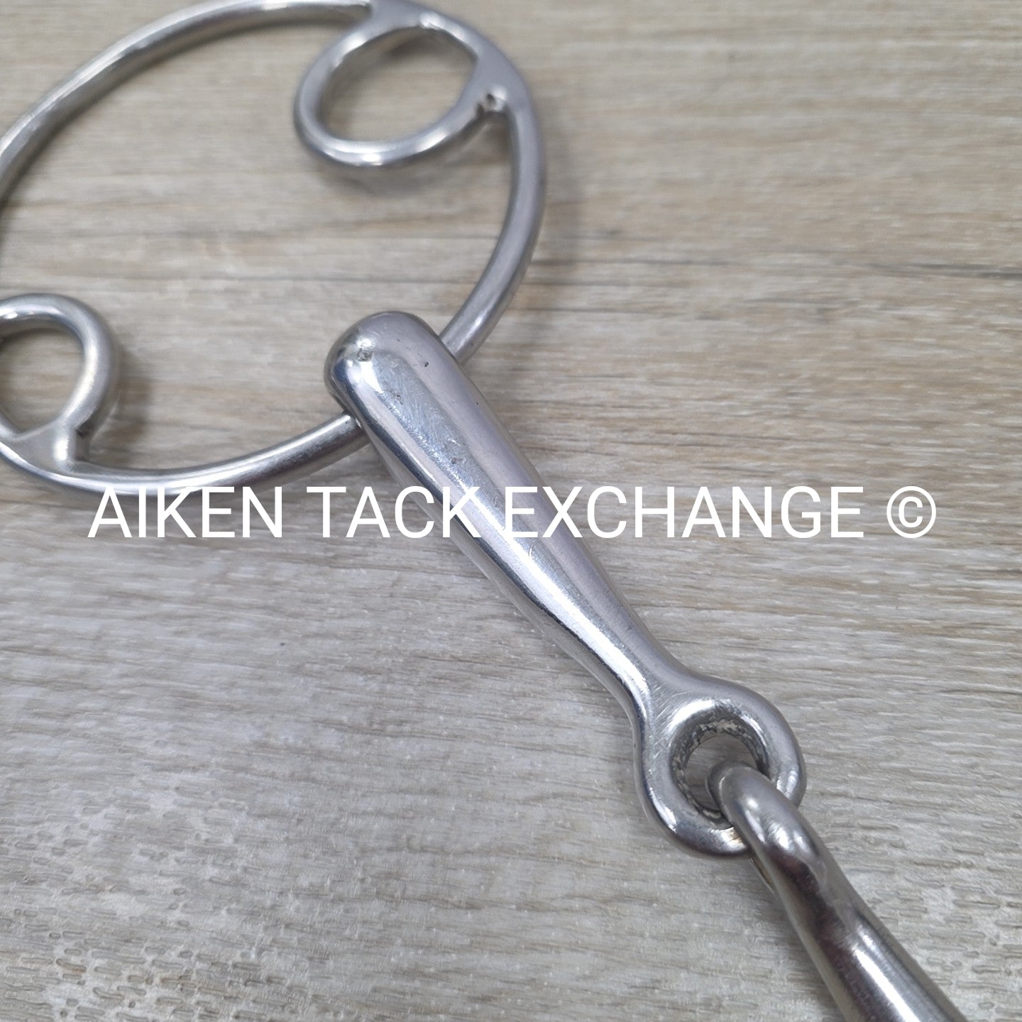 Single Joint Large Ring Beval Loop Gag Bit 5.5"