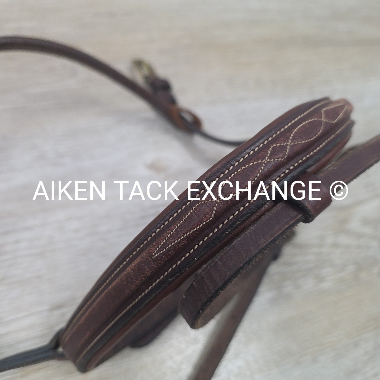 BARGAIN BUNDLE: Flash Dressage Bridle, Fancy Stitched Flash Noseband & Plain Rai