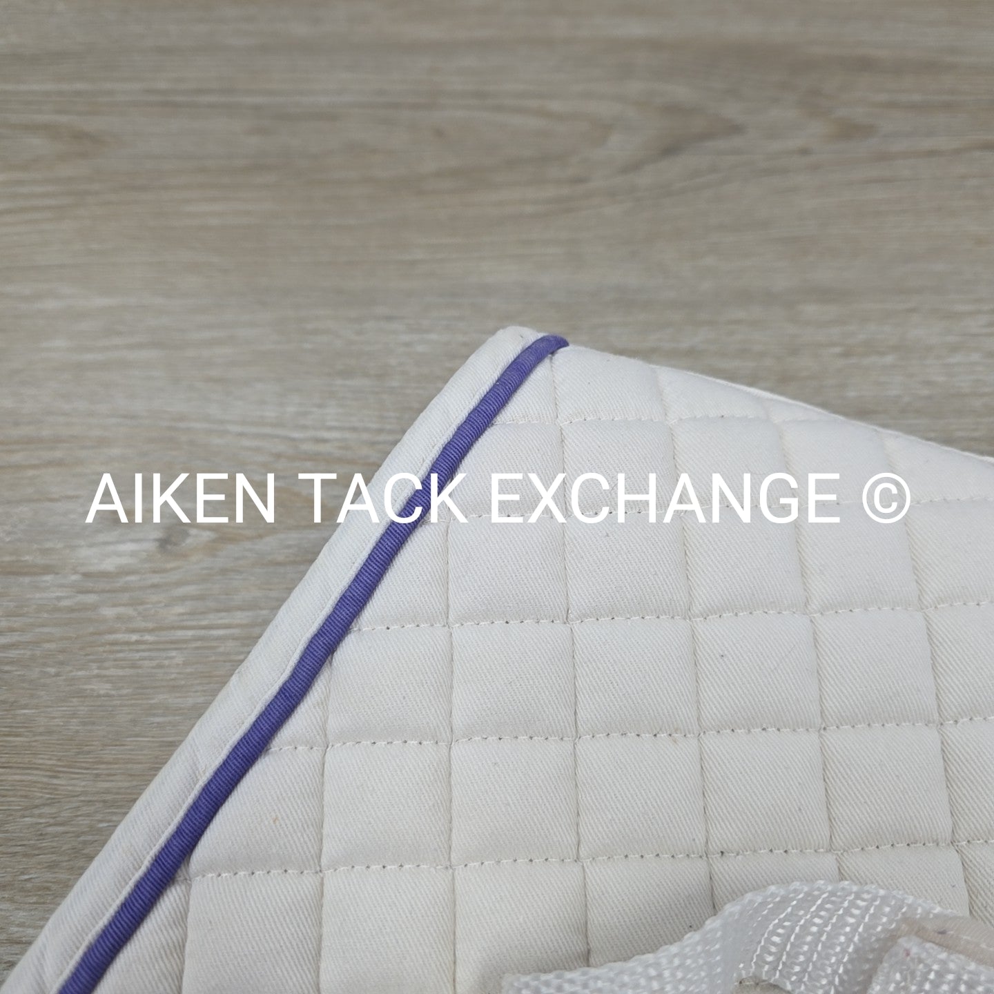 PRI All Purpose Saddle Pad w/ Purple Trim