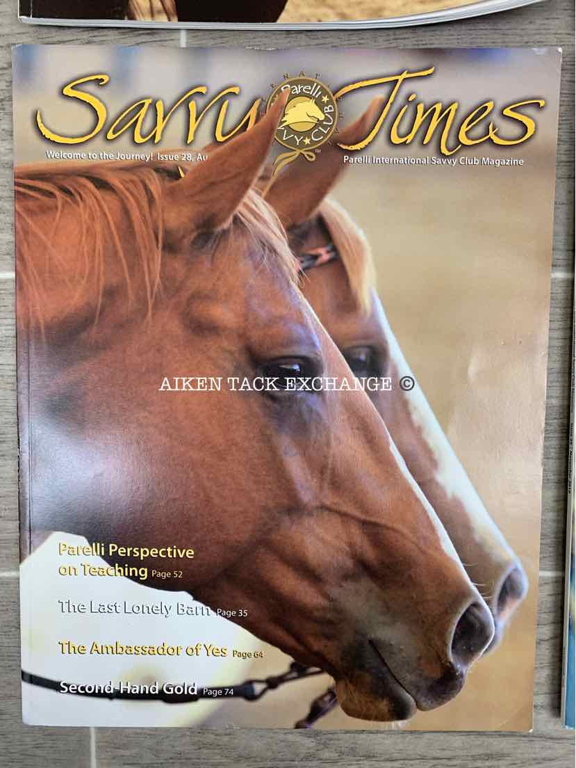 Parelli Savvy Times Magazines: February, May, August, & November 2010
