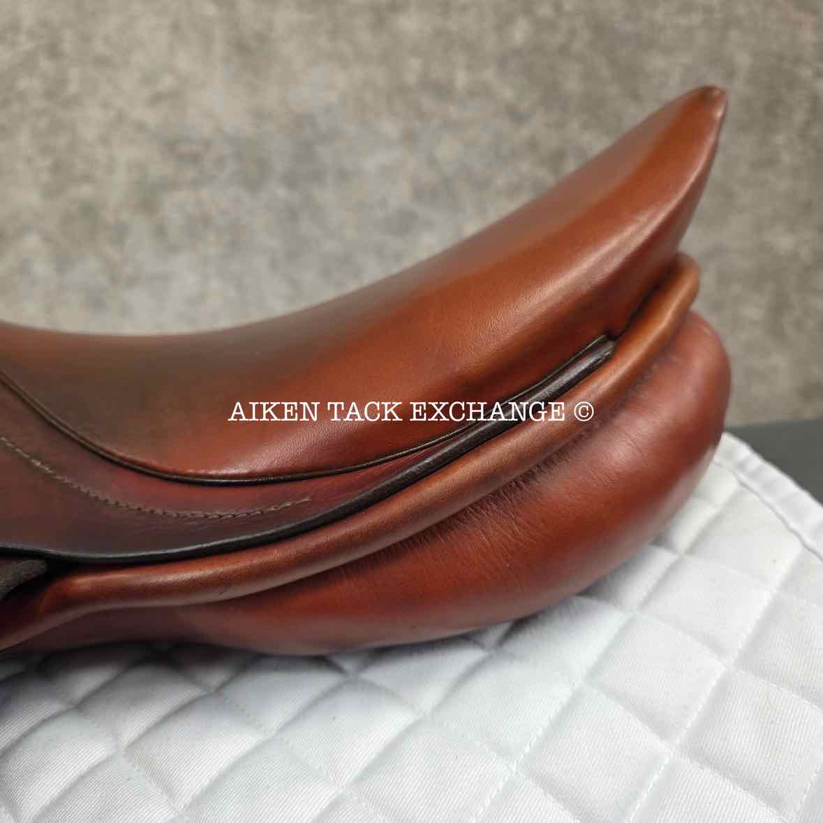Stubben Edelweiss CS Close Contact Jump Saddle, 17" Seat, 31cm Tree - MW, Wool Flocked Panels