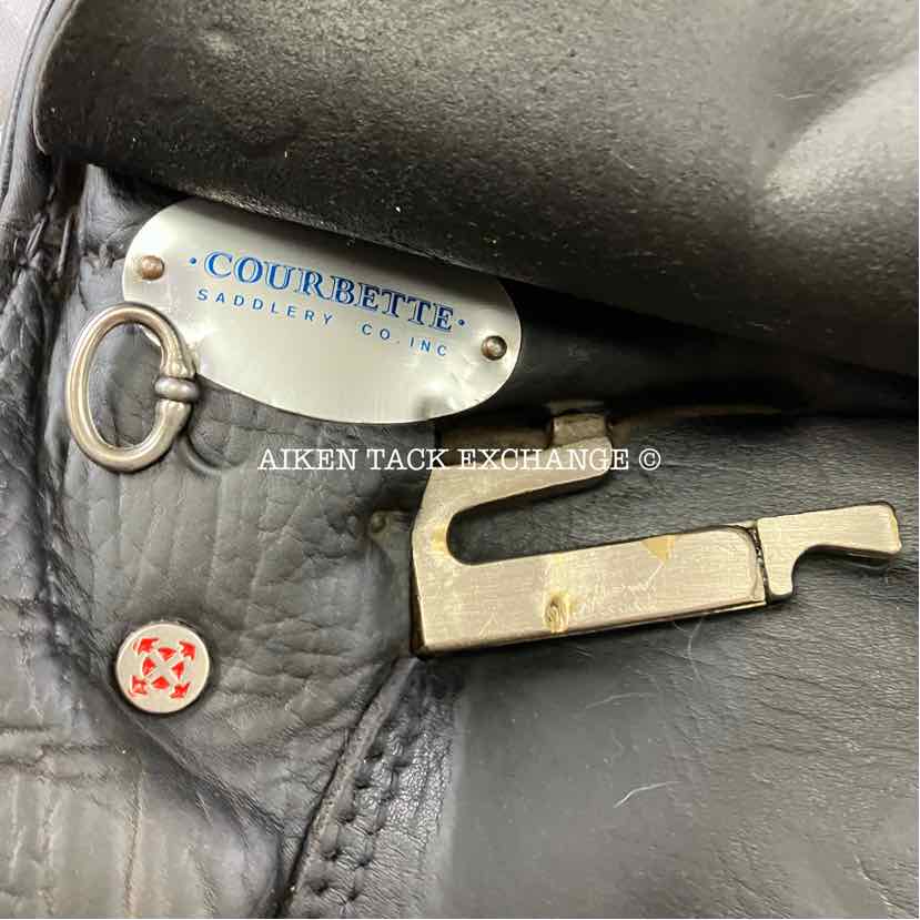 **SOLD**Courbette Lemetex Pandur Spezial All Purpose Saddle, 17.5" Seat, 31 Tree - Medium Wide, Wool Flocked Panels
