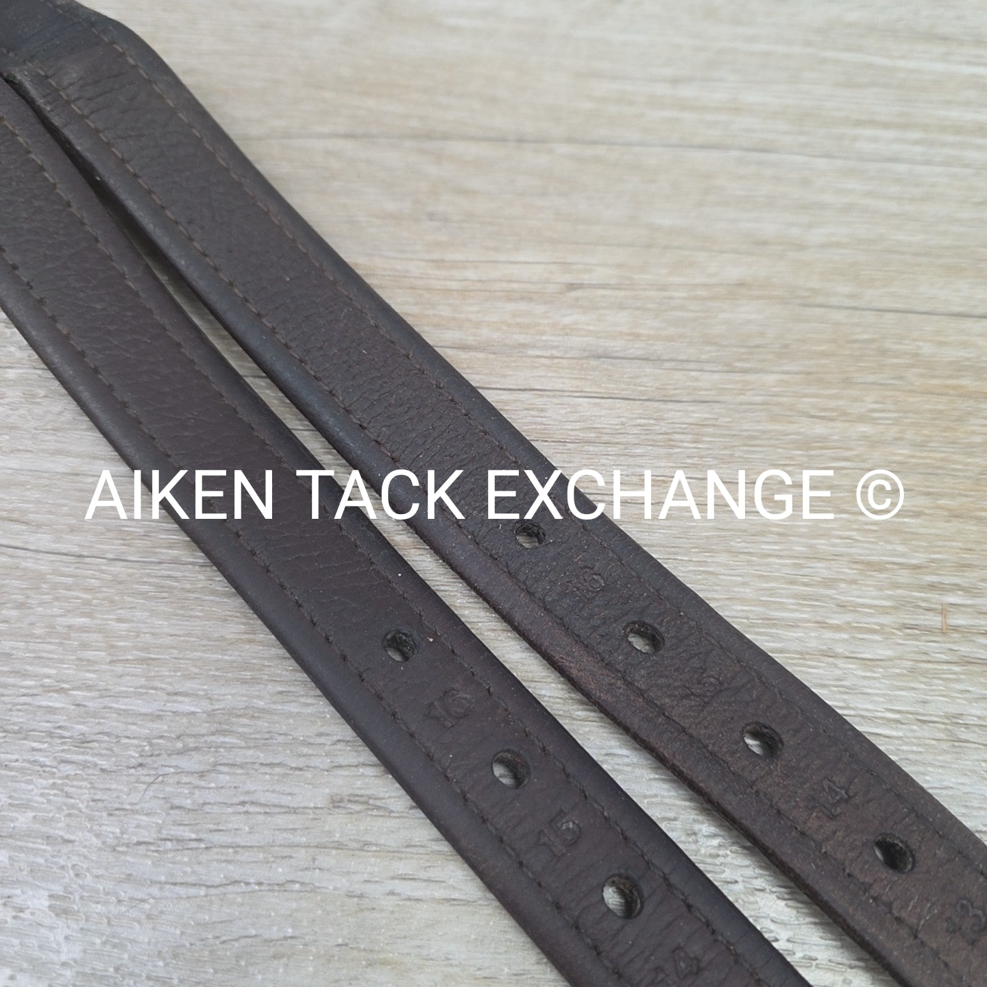 Bates Stirrup Leathers, Brown, 44"