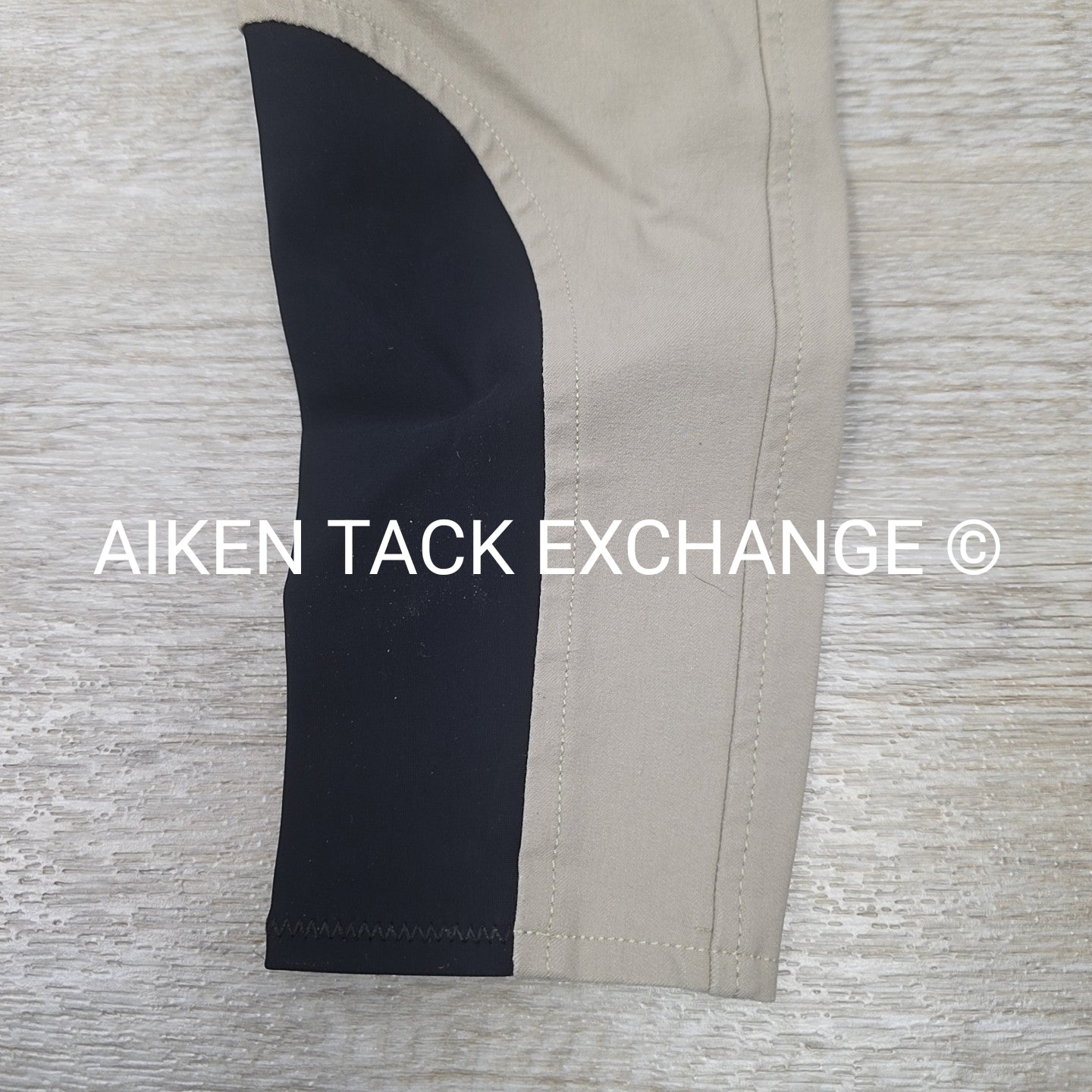 Tailored Sportsman Trophy Hunter Knee Patch Sock Bottom Breeches, Size 28