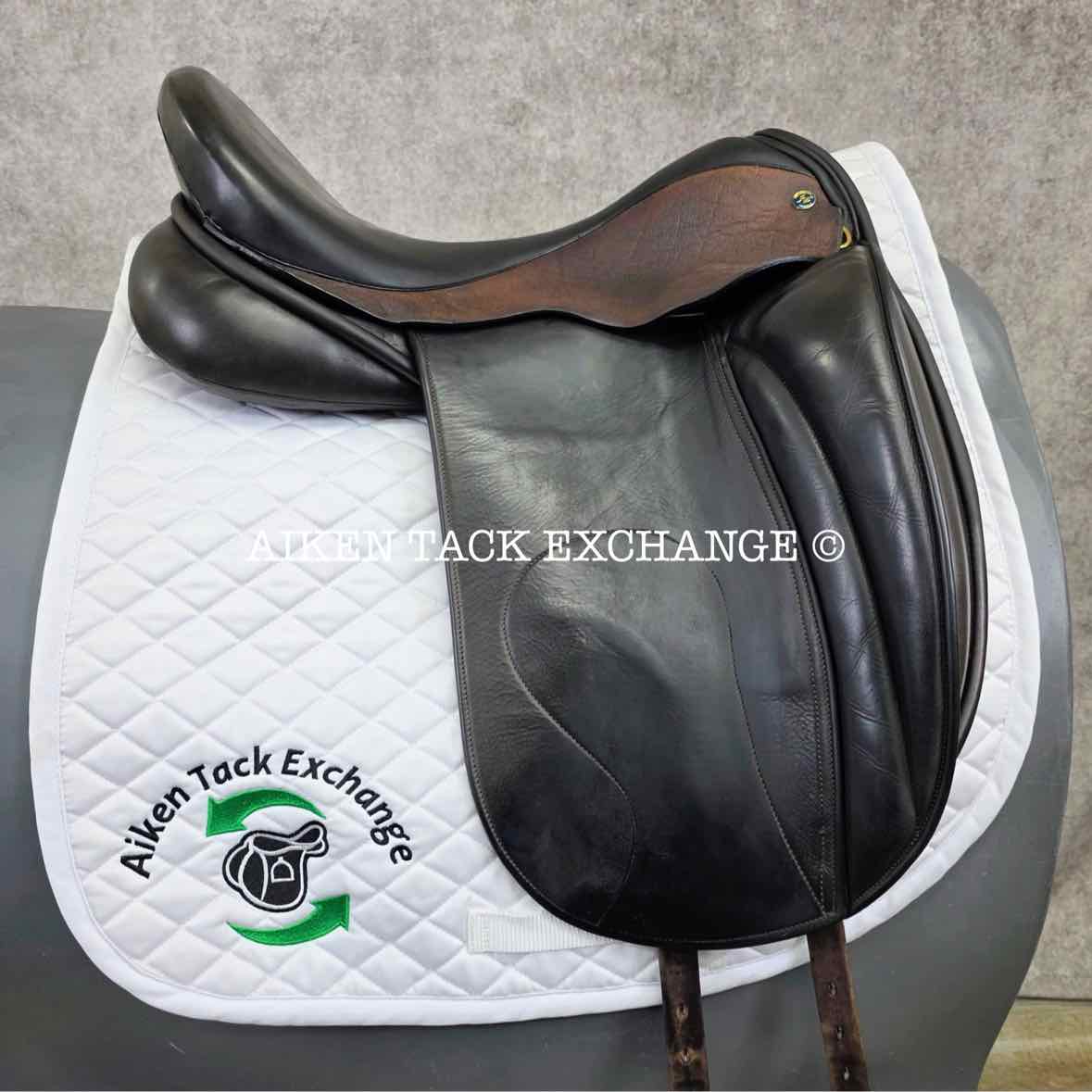 2011 Hulsebos DR CC Dressage Saddle, 18" Seat, Medium Wide Tree, Wool Flocked Panels
