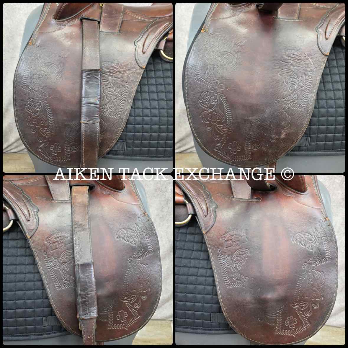 Syd Hill & Sons Australian Stock Saddle, 16" Seat (Western) - 18" Seat (English), MW/W Tree