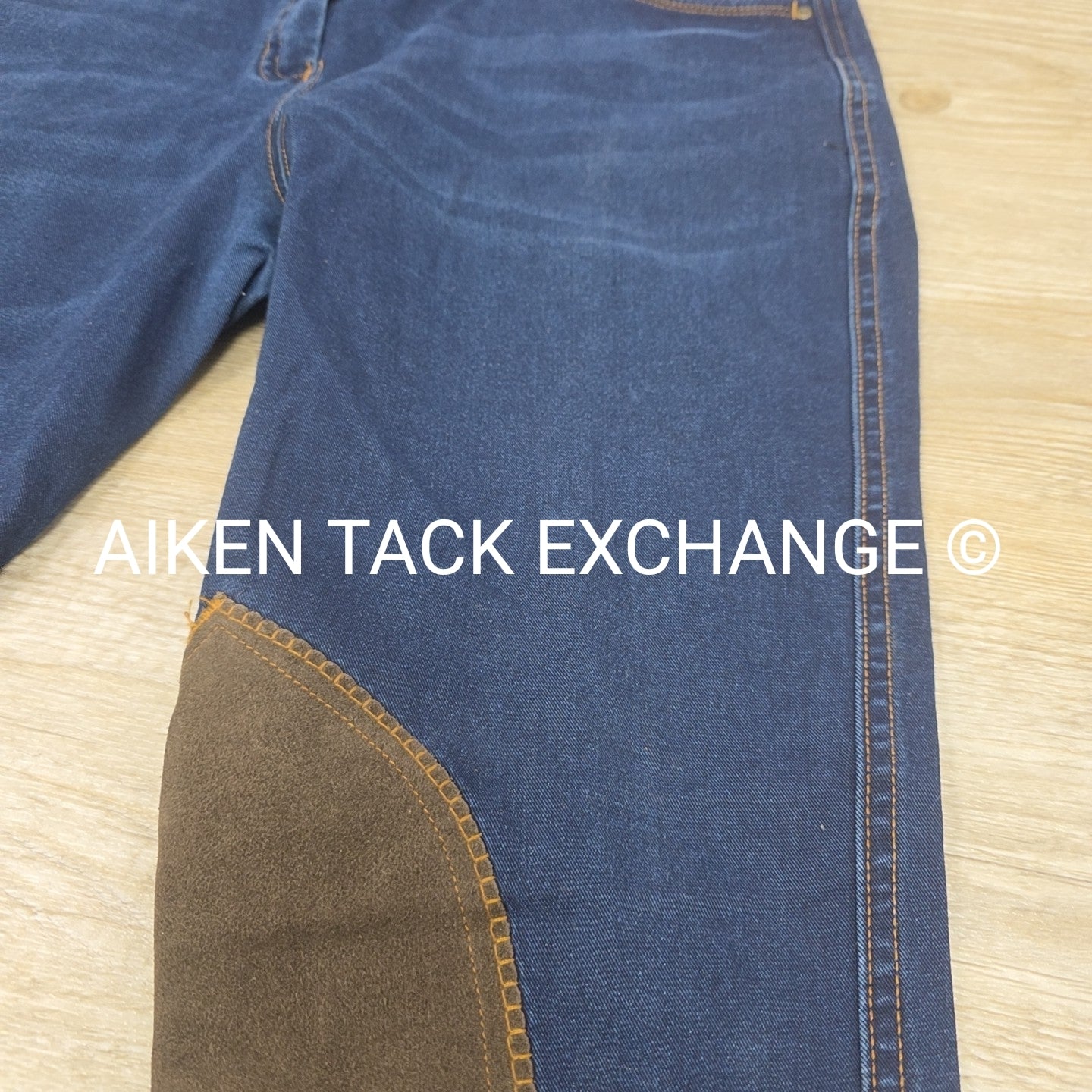 Dublin Shona Denim Knee Patch Breeches, Women's 30