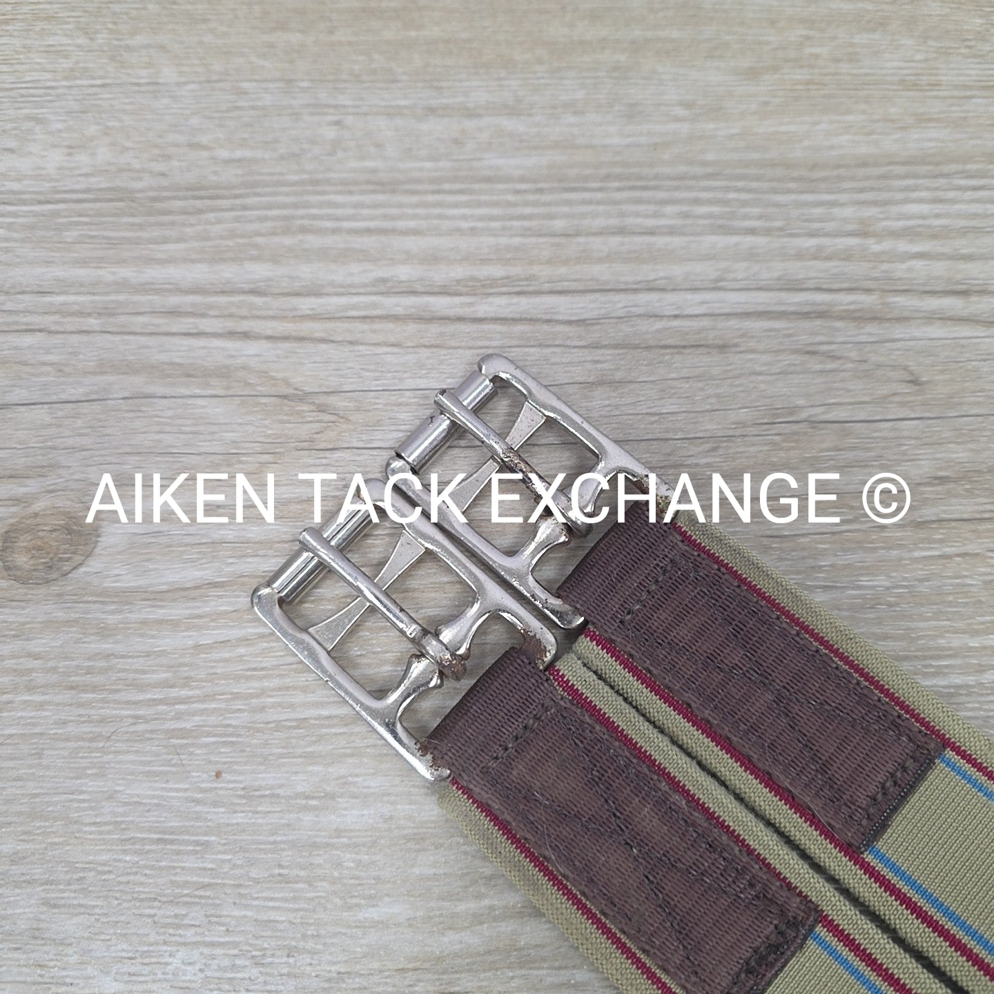 HFP Fleece Girth with Double End Elastic, Brown, 46"