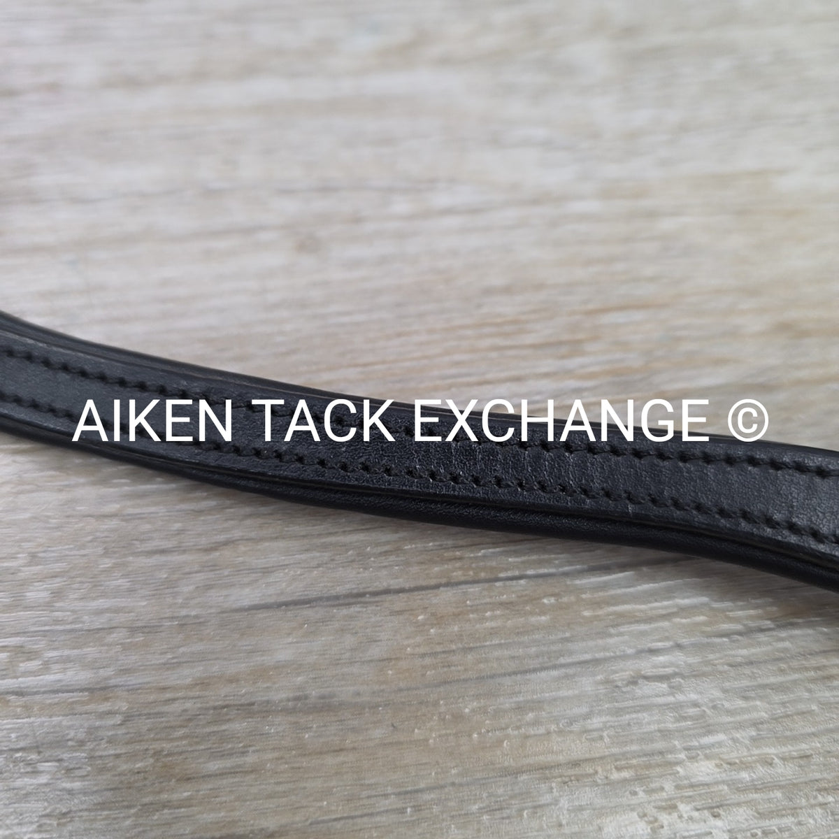 Padded Curved Browband, Black, Size Cob