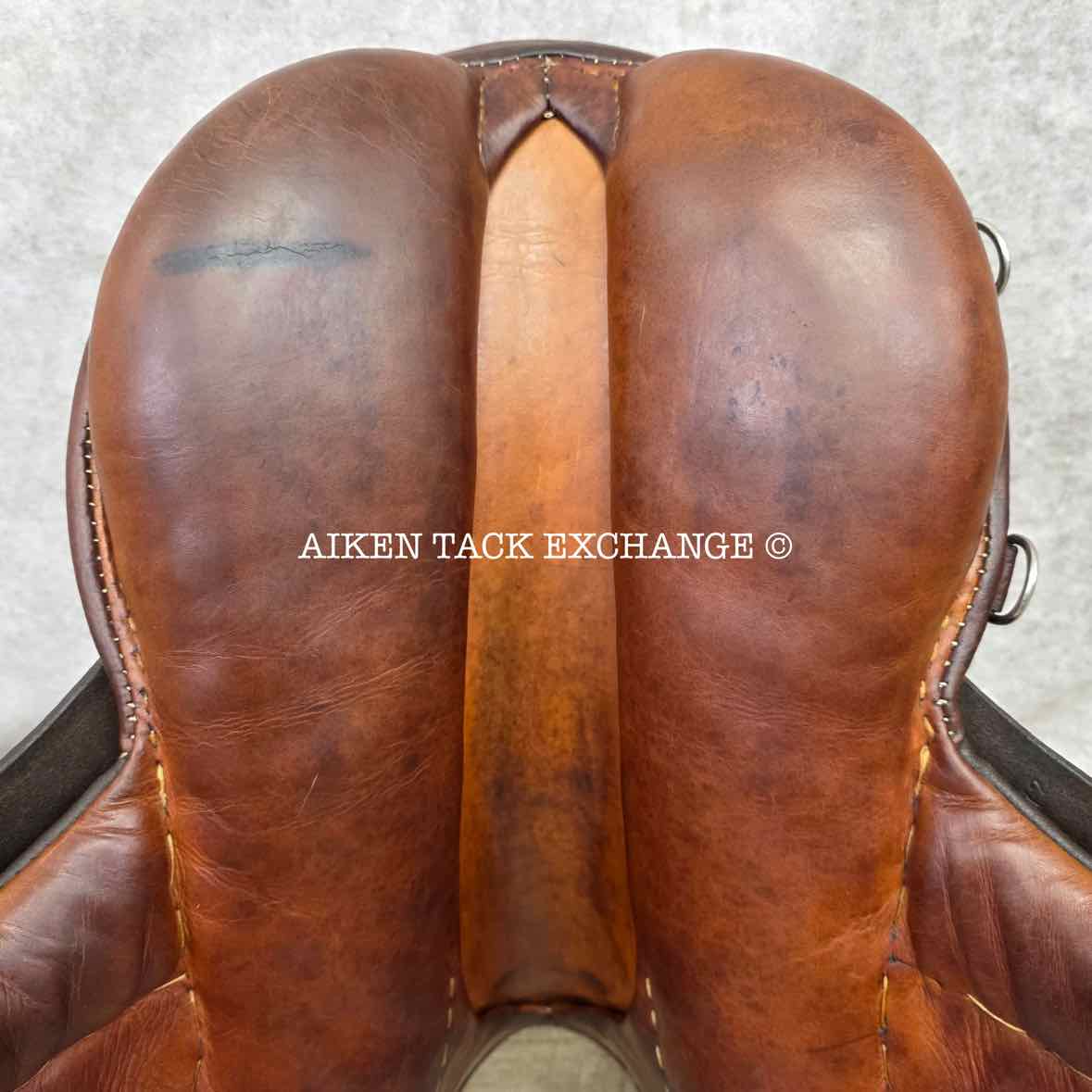 Stubben Siegfried All Purpose Saddle, 17" Seat, 32cm Tree - Wide, Wool Flocked Panels