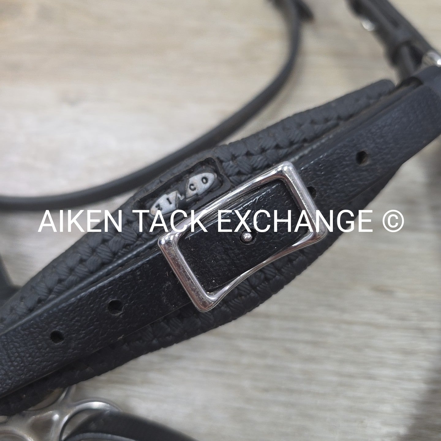 Collegiate Headstall with Zilco Hackamore, No Reins, Black, Size Full