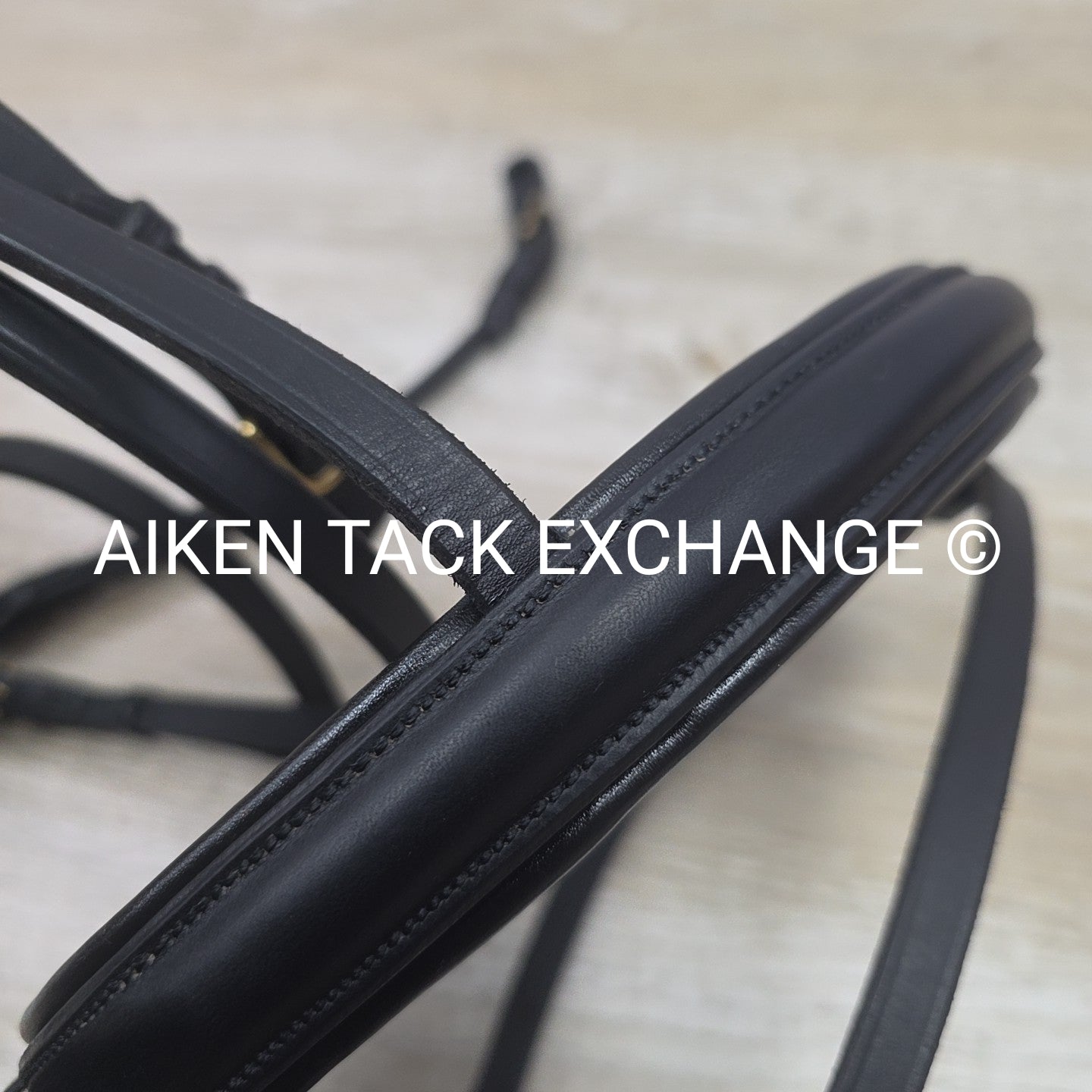 Arc De Triomphe Plain Raised Flash Bridle, No Reins, Black, Oversize