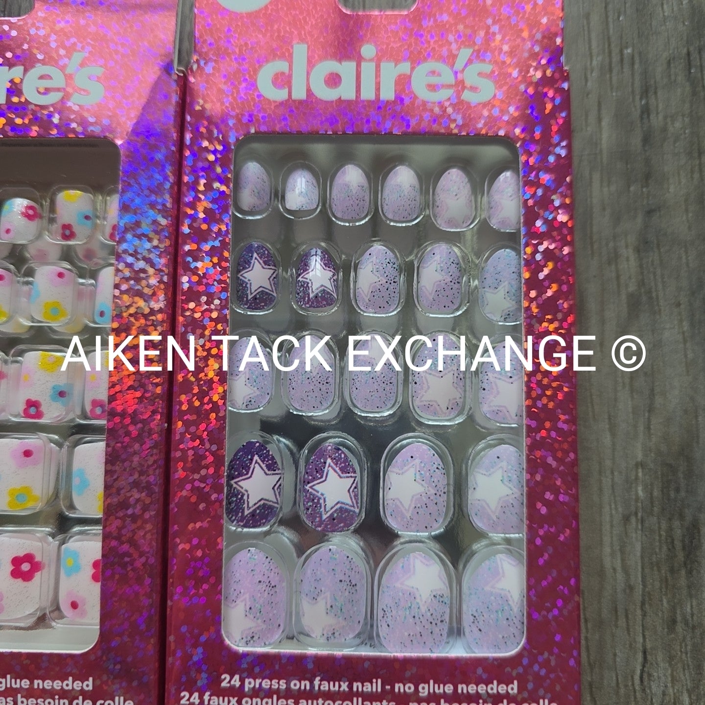 Claire's Press-On Nails (2 Sets) - 24 Count Each (48 Total)